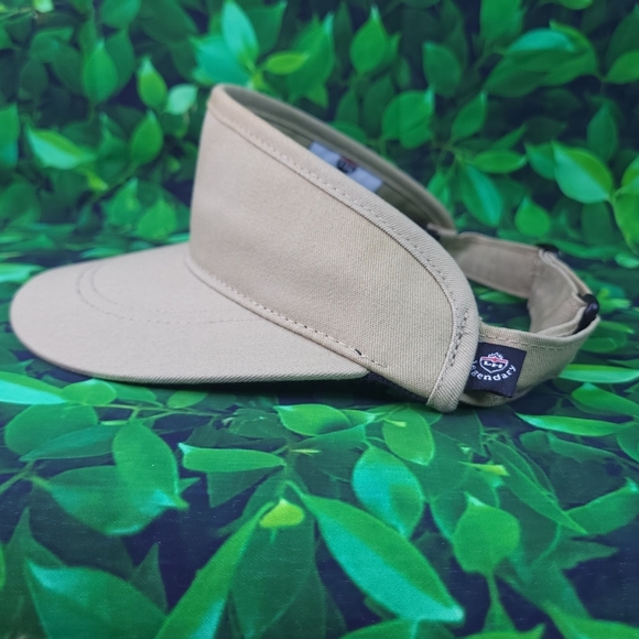 Legendary Headwear Naples Tiburón Men's Tan Golf Visor - Picture 4 of 7